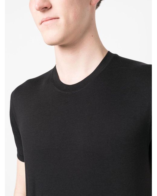 T-shirt girocollo a maniche corte di Tom Ford in Black da Uomo