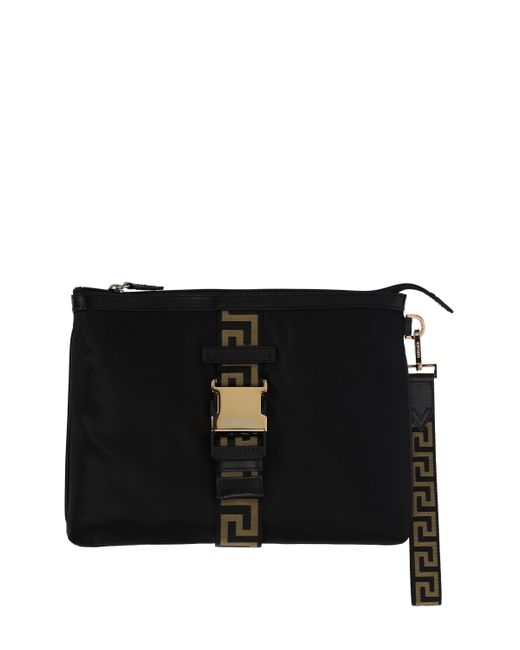 Versace La Greca Laptop Case in Black for Men Lyst