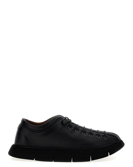 Marsèll Black Intagliata Lace Up Shoes for men