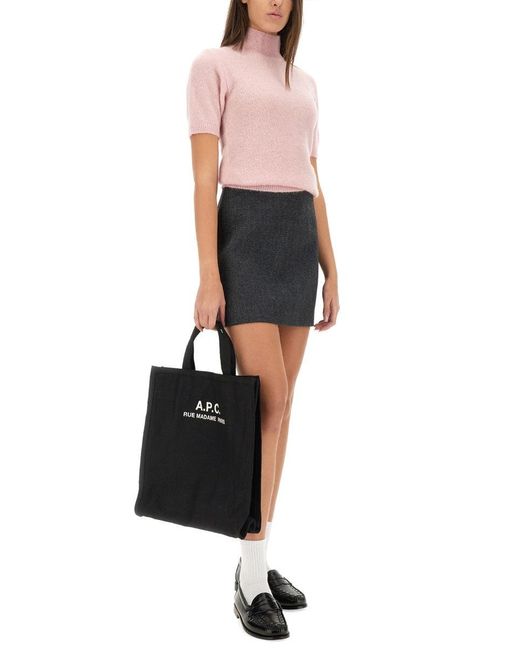 A.P.C. Pink Edie" Knit Top