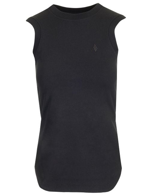 The Attico Black Reese Tops