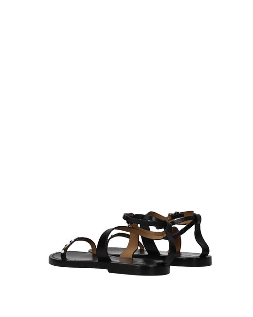 Isabel Marant White Sandals Jothee Leather