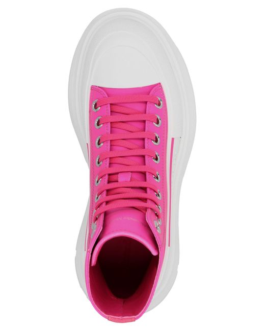 Buy Alexander McQueen Wmns Oversized Sneaker 'White Pink Red' - 621056  WHXMT 9633 | GOAT