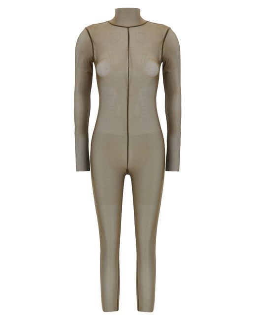 Norma Kamali Natural 'Turtle' Jumpsuit