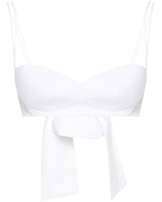 Magda Butrym White Ss24 Bra 01 S.36