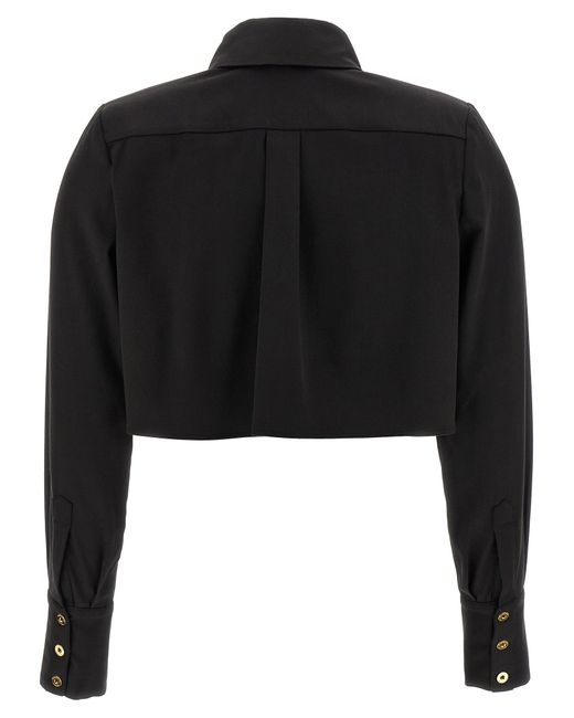 Camicia Con Spalline di Elisabetta Franchi in Black