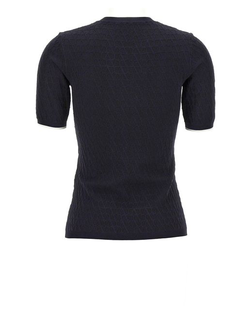 Toile Iconographe Maglioni Blu-Donna di Valentino Garavani in Black