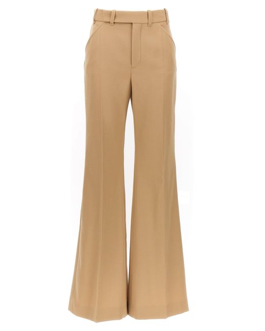 Chloé Natural Flared Trousers