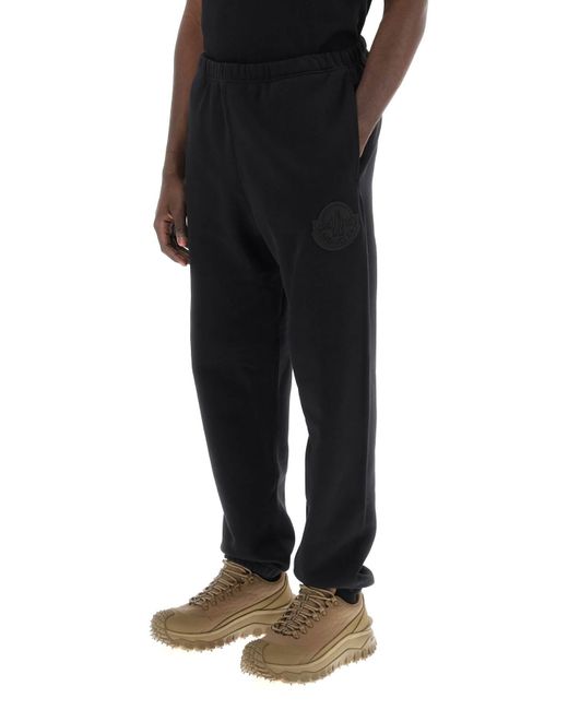 Pantaloni Sportivi Con Patch Logo di MONCLER X ROC NATION in Black da Uomo