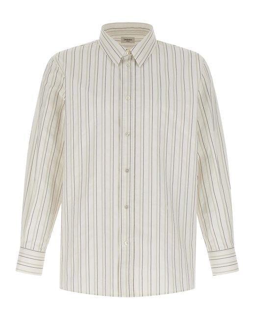 Cassandre Camicie Bianco-Uomo di Saint Laurent in White da Uomo
