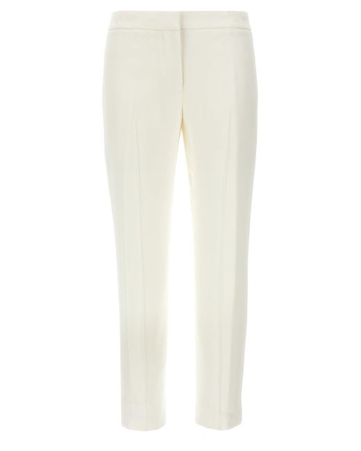 Alexander McQueen White Mcqueen Crepe Pants