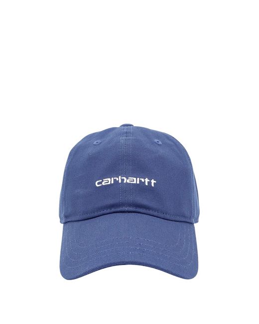 Carhartt Blue Cotton Hat for men