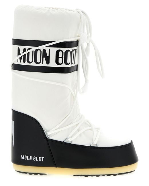 Moon Boot White Icon Boots And Ankle Boots