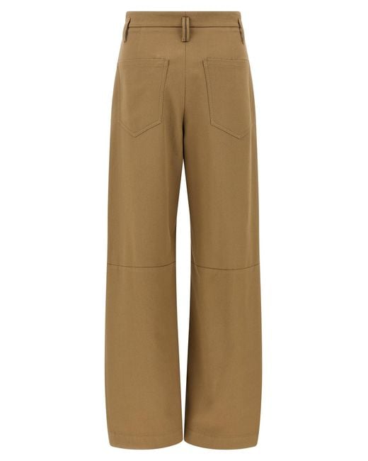Brunello Cucinelli Natural Pleat Pants