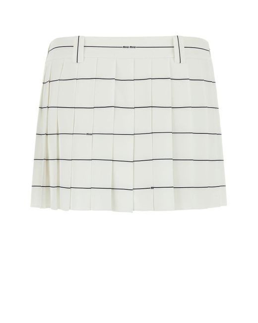 Miu Miu White Skirts