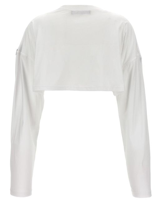 Y. Project Black Logo Crop T-Shirt
