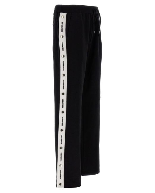 Burbs Pantaloni Bianco/Nero di DSquared² in Black da Uomo