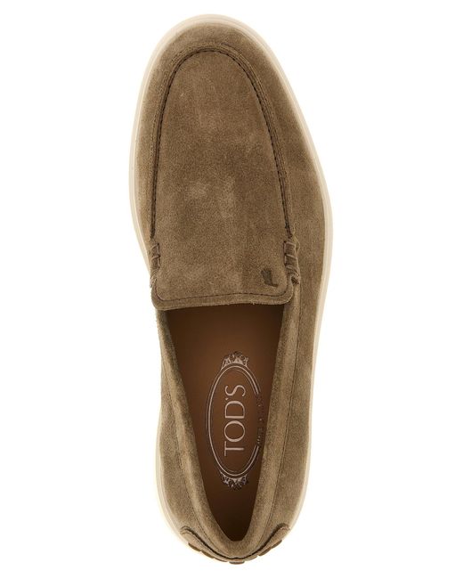 Tod's Green 'Pantofola' Loafers for men