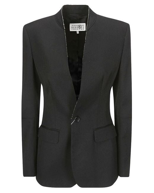 MM6 by Maison Martin Margiela Black Tailored Blazer