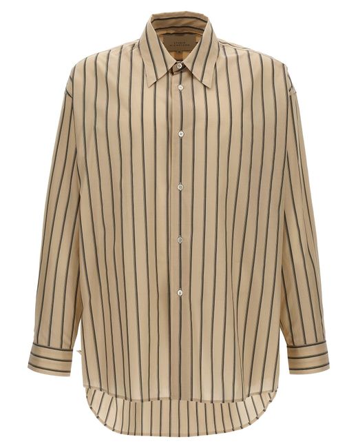 Studio Nicholson Natural Striped Shirt Shirt, Blouse for men