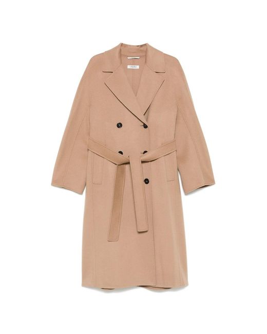 Cappotti Lana-Donna di Max Mara in Natural