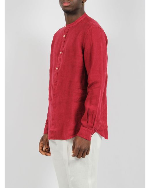 Naxos shirt di Mc2 Saint Barth in Red da Uomo