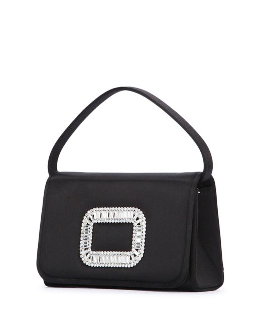 Roger Vivier Black Pilgrim Micro Bag