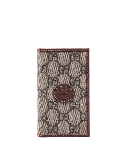 Portafoglio bi-fold GG di Gucci in Brown da Uomo
