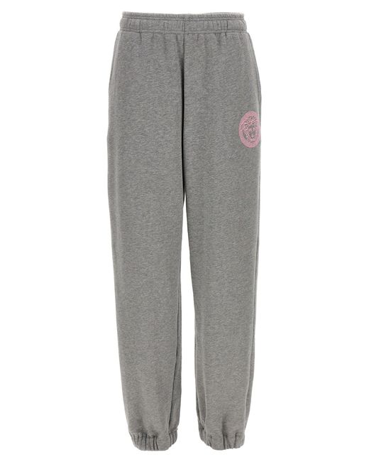 Versace Gray La Medusa Pants