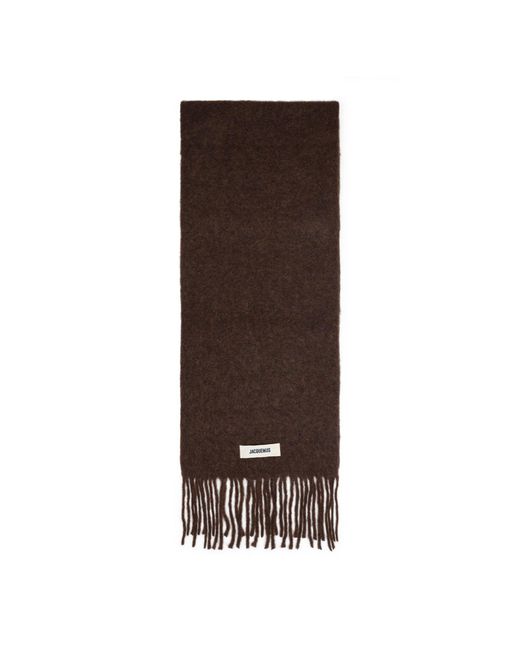 Alpaca L Echarpe Carro Scarf-Donna di Jacquemus in Brown