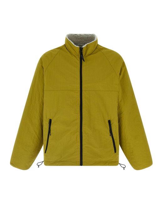 Gramicci Gray Reversible Sherpa Puffer Jackets for men