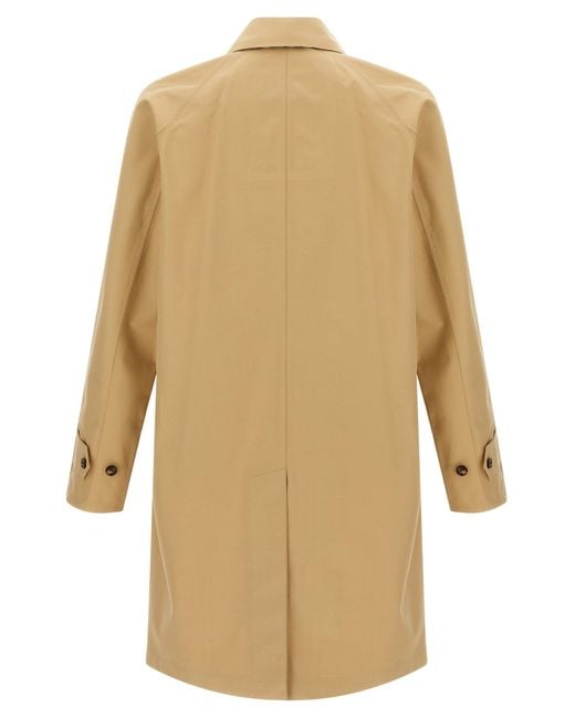 Burberry Natural York Car Coat for men