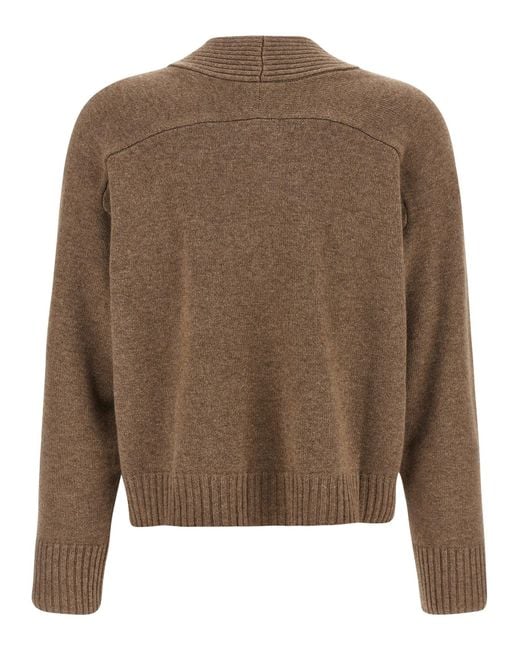 Loulou de Saison Brown Kaia Sweaters And Cardigans