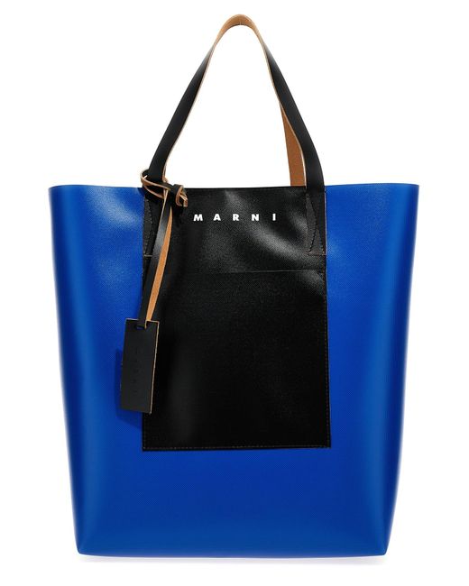 Marni Blue Tribeca Tote Bag for men