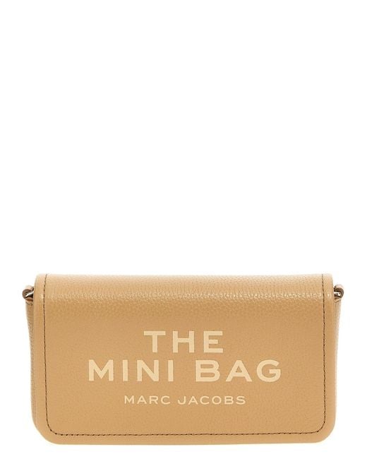 Marc Jacobs Natural 'The Leather Mini Bag' Crossbody Bag