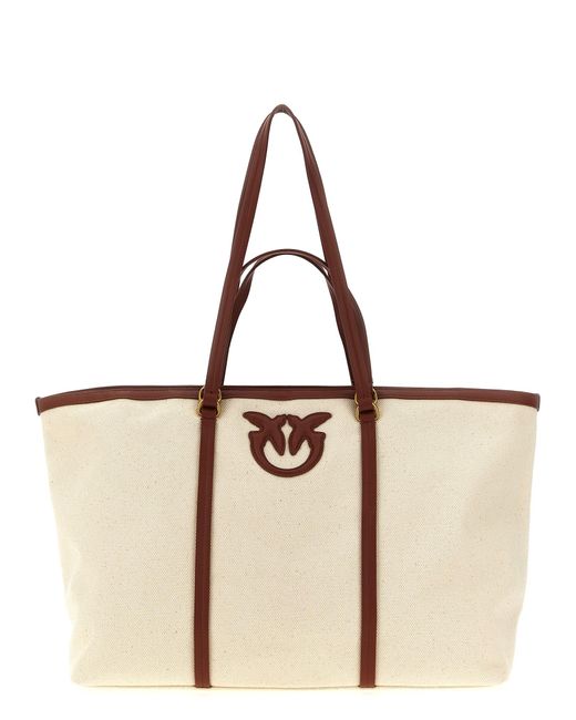 Pinko Natural 'Miranda' Large Shopping Bag