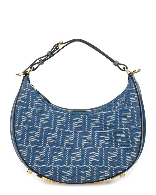 Fendi Blue Graphy Bag Small