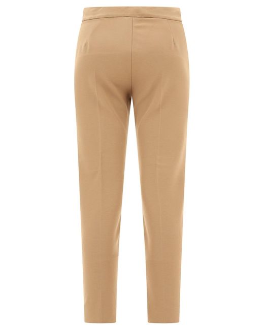 Max Mara Natural Viscose Jersey Trousers