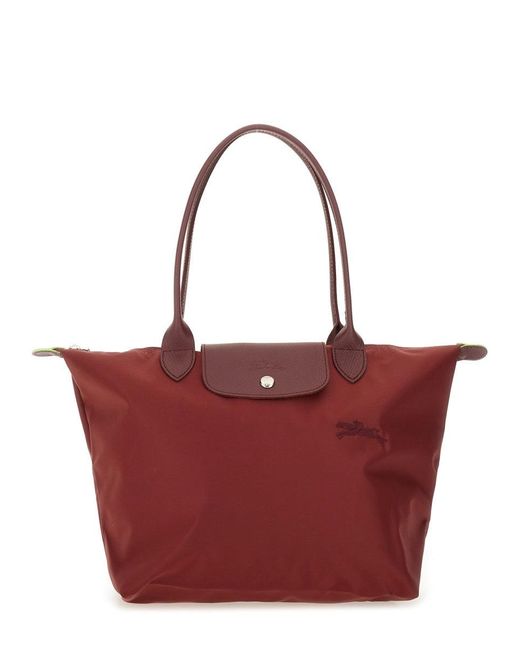 Longchamp Red "Le Pliage" Bag