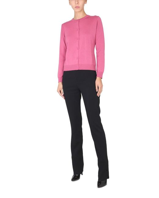 Moschino Pink Wool Jersey.