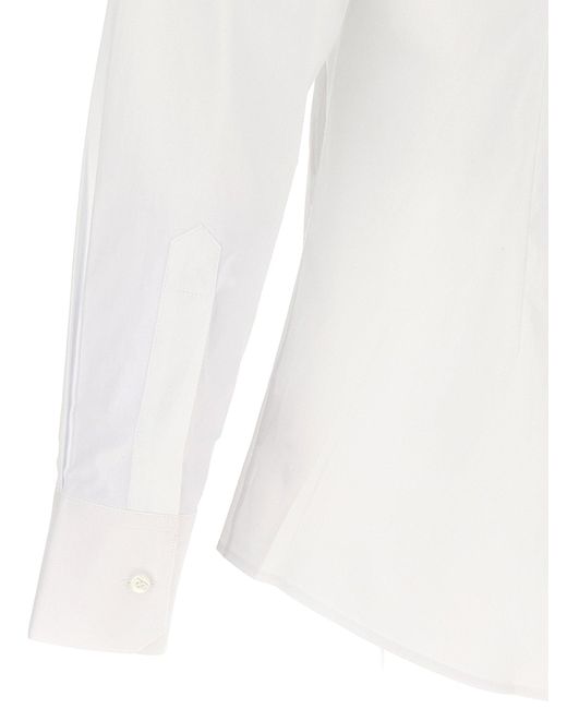 Dolce & Gabbana White Dg Essential Shirt Shirt, Blouse for men