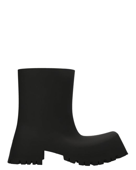 Balenciaga Black Trooper Boots, Ankle Boots
