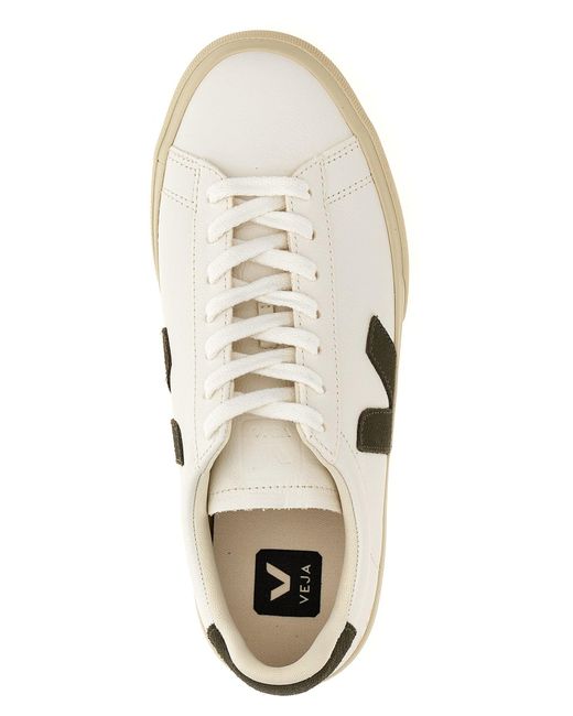 Veja White 'Campo' Sneakers for men