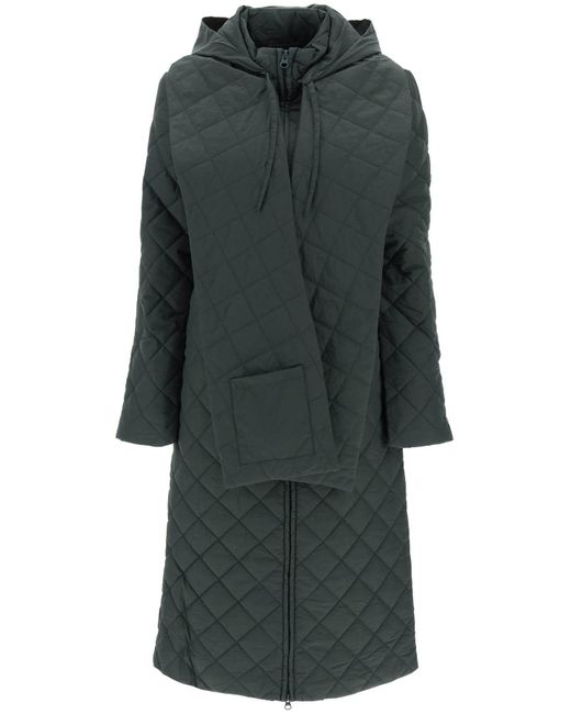 Paloma Wool Otter Quilted Trench Coat in Green Lyst