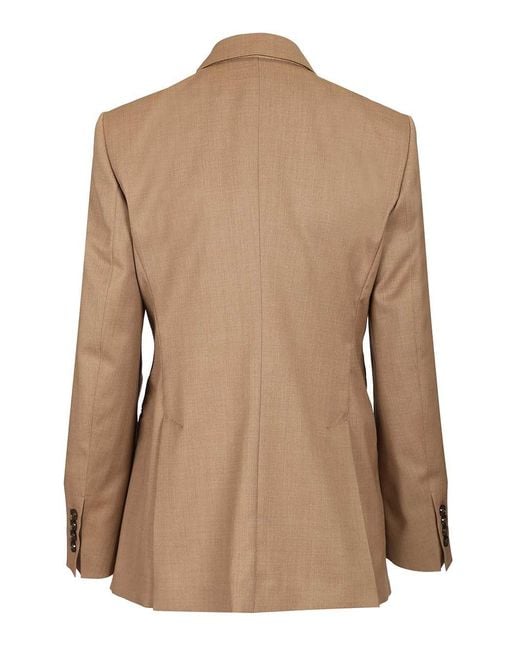Max Mara Brown Cupola Double Breasted Tailoring Blazer Jackets