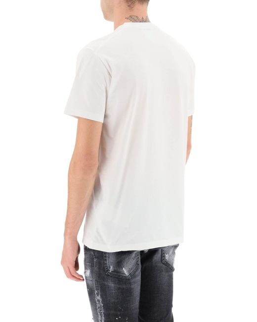 DSquared² White 'd2 Goth Surfer' T-shirt for men