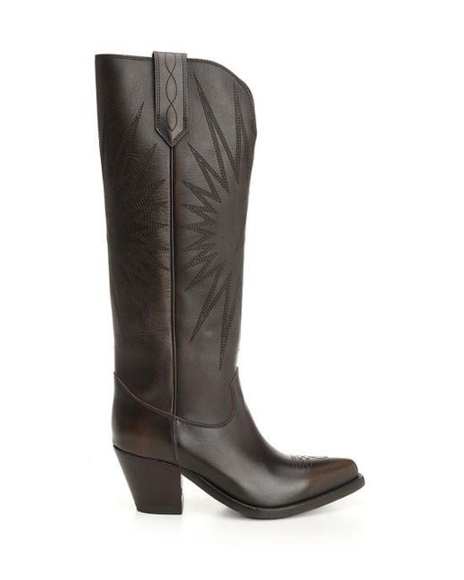 Golden Goose Deluxe Brand Black "wish Star" Boots