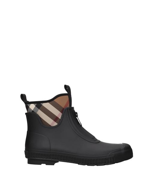 Burberry Ankle Boot Rubber Black Brown for Men Lyst
