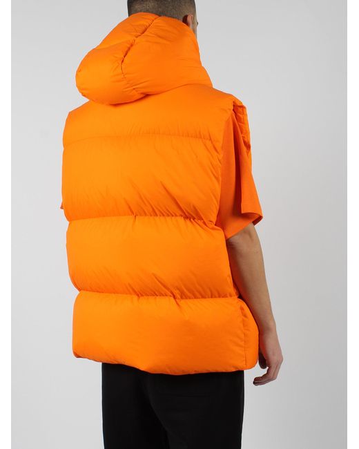 Moncler Orange Vests for men