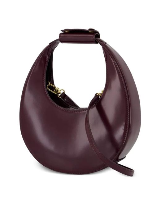 Staud Purple Moon Crescent Mini Shoulder Bag With Handle